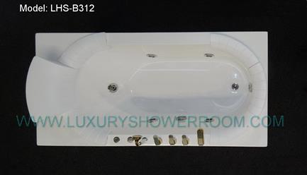 JETTED BATHTUB HS-B312  71 in&#215; 36n. &#215; 24n. Free standing Free Shipping 48US - Image 3