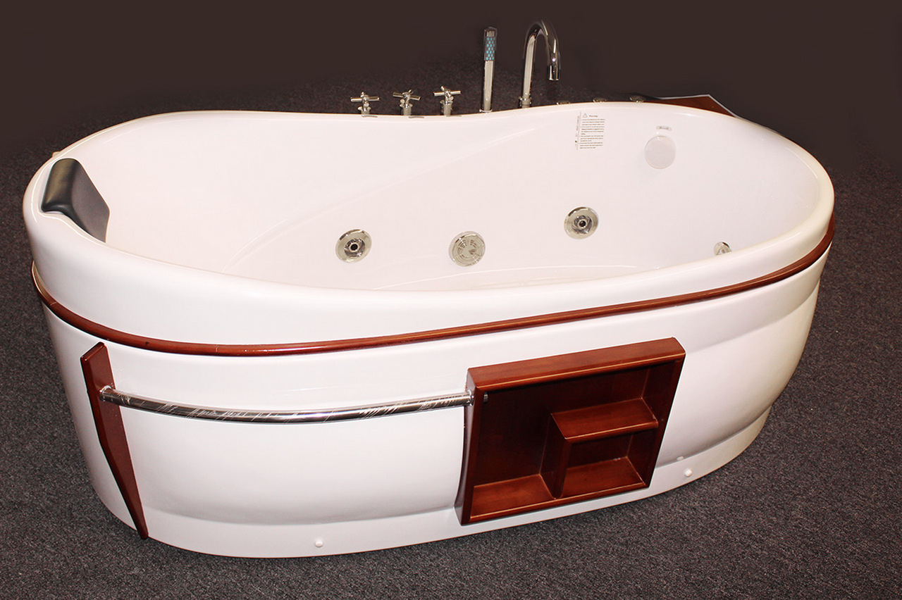 Luxury Whirlpool Bathtub  with air bubble,LM1780Free Shipping 48US - Image 1