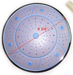 Rain Shower Head with nipple 9 3/4&quot; - Image 2