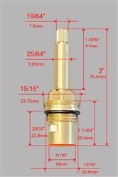 Water flow regulator  cartridge WF-01 - Image 2